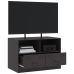 Mueble para TV de acero negro 67x39x44 cm