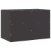 Mueble para TV de acero negro 67x39x44 cm