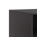 Mueble para TV de acero negro 67x39x44 cm