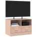 Mueble para TV de acero rosa 67x39x44 cm