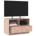 Mueble para TV de acero rosa 67x39x44 cm