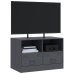 Mueble para TV de acero gris antracita 67x39x44 cm