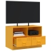 Mueble para TV de acero amarillo mostaza 67x39x44 cm