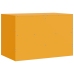 Mueble para TV de acero amarillo mostaza 67x39x44 cm