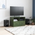 Mueble para TV de acero verde oliva 67x39x44 cm