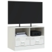 Mueble para TV de acero blanco 67x39x44 cm