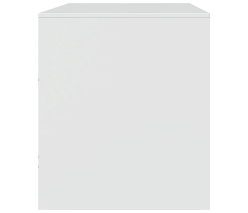 Mueble para TV de acero blanco 67x39x44 cm