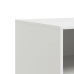 Mueble para TV de acero blanco 67x39x44 cm