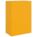 Aparador de acero amarillo mostaza 67x39x95 cm