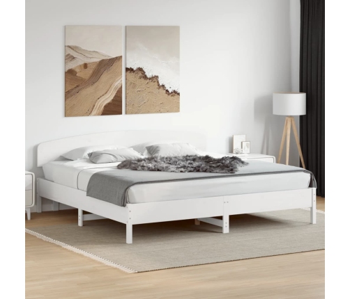 Cabecero de cama madera maciza de pino blanco 180 cm