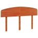 Cabecero de cama madera maciza de pino marrón cera 140 cm
