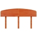 Cabecero de cama madera maciza de pino marrón cera 140 cm