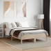 Estructura de cama sin colchón madera maciza de pino 140x190 cm