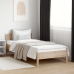 Estructura de cama sin colchón madera maciza de pino 100x200 cm