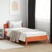 Estructura de cama sin colchón madera de pino marrón 90x200 cm