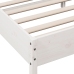 Estructura cama sin colchón madera maciza pino blanca 100x200cm