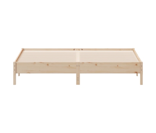 vidaXL Estructura de cama sin colchón madera maciza de pino 200x200 cm