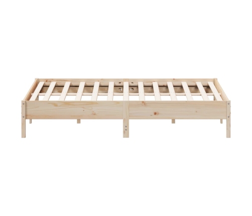 vidaXL Estructura de cama sin colchón madera maciza de pino 200x200 cm