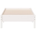 Estructura cama sin colchón madera maciza pino blanca 100x200cm