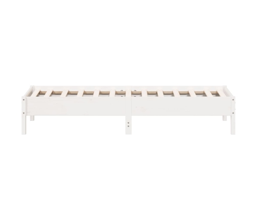 Estructura cama sin colchón madera maciza pino blanca 100x200cm