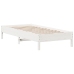 Estructura cama sin colchón madera maciza pino blanca 100x200cm