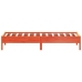 Estructura de cama sin colchón madera de pino marrón 90x200 cm