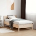 Estructura de cama sin colchón madera maciza de pino 100x200 cm
