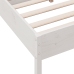 Estructura de cama sin colchón madera de pino blanca 140x190 cm