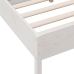 Estructura de cama sin colchón madera de pino blanco 135x190 cm