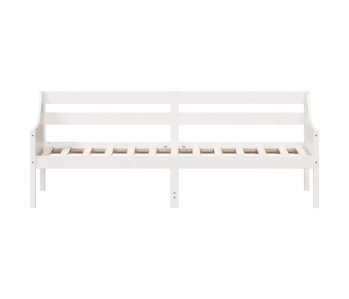 Sofá cama sin colchón madera maciza de pino blanco 80x200 cm