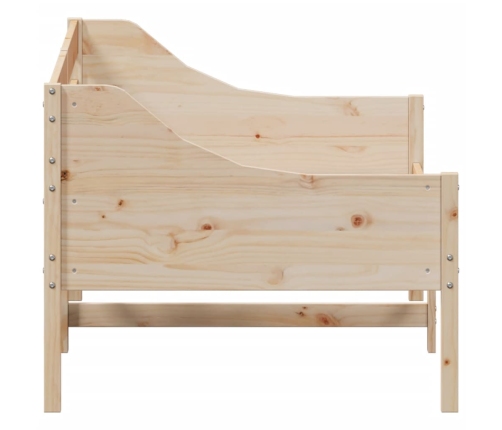 Sofá cama sin colchón madera maciza de pino 90x200 cm