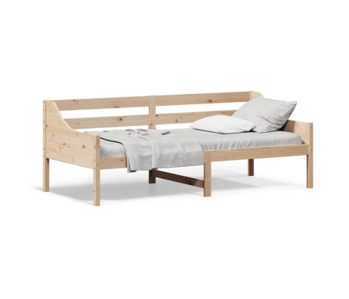 Sofá cama sin colchón madera maciza de pino 90x200 cm