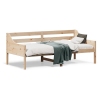 Sofá cama sin colchón madera maciza de pino 90x190 cm