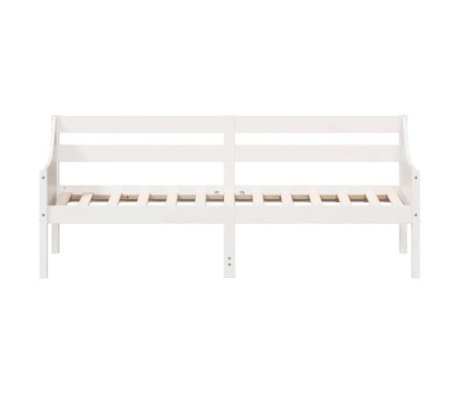 Sofá cama sin colchón madera maciza de pino blanco 90x190 cm