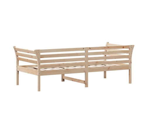 Sofá cama sin colchón madera maciza de pino 90x200 cm