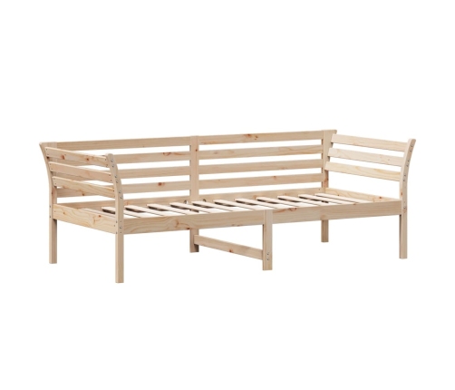 vidaXL Sofá cama de madera maciza de pino 100x200 cm