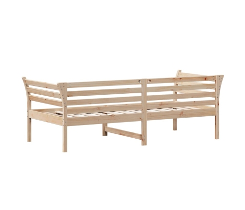 vidaXL Sofá cama de madera maciza de pino 100x200 cm