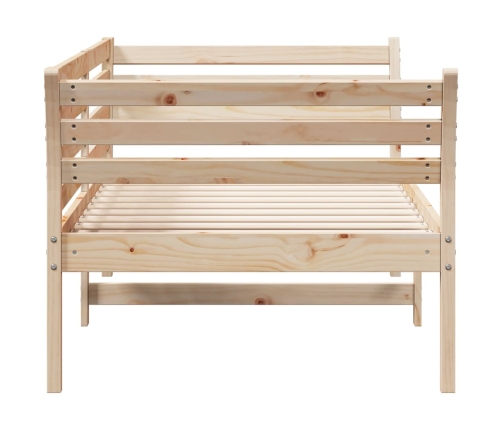 Sofá cama sin colchón madera maciza de pino 90x190 cm