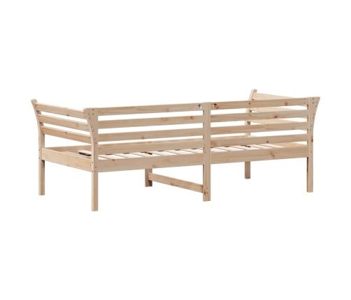 Sofá cama sin colchón madera maciza de pino 90x190 cm