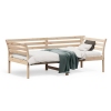 Sofá cama sin colchón madera maciza de pino 90x190 cm