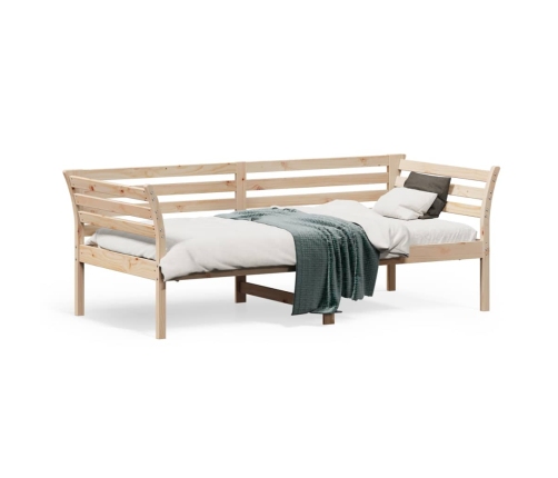 Sofá cama sin colchón madera maciza de pino 90x190 cm