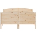 Estructura de cama sin colchón madera de pino maciza 120x200 cm