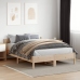 vidaXL Estructura de cama con cabecero madera de pino blanco 150x200cm