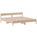Estructura de cama sin colchón madera maciza de pino 180x200 cm