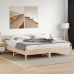 Estructura de cama sin colchón madera maciza de pino 180x200 cm