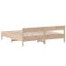 Estructura de cama sin colchón madera maciza de pino 180x200 cm