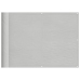 Pantalla de balcón 100% poliéster Oxford gris claro 75x600 cm