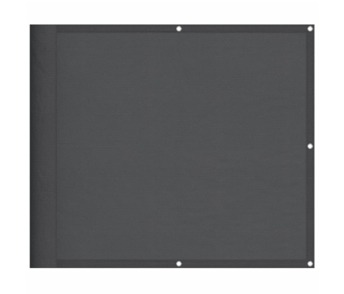 Pantalla de balcón 100% poliéster Oxford antracita 90x1000 cm