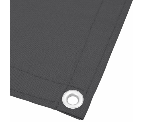 Pantalla de balcón 100% poliéster Oxford antracita 90x1000 cm