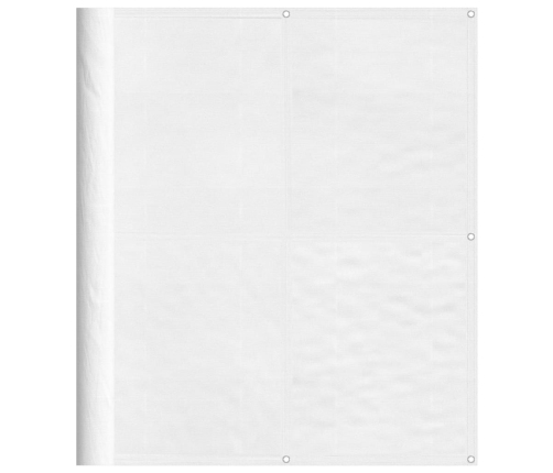 Pantalla de balcón 100% poliéster Oxford blanco 120x700 cm